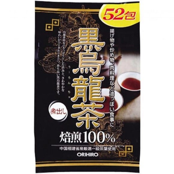 Чай Улун ORIHIRO Black Oolong Tea, Япония 52 саше по 5 г от компании Ginza Street | Японские витамины и косметика - фото 1