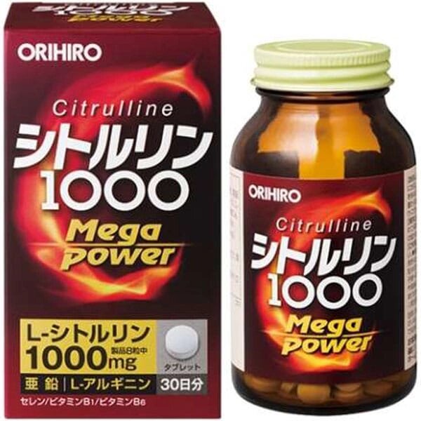 Цитруллин 1000 ORIHIRO, Япония 240 шт на 30 дней от компании Ginza Street | Японские витамины и косметика - фото 1