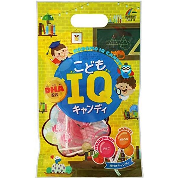 Детские конфеты с Омега-3 IQ UNIMAT RIKEN, Япония, 10 шт от компании Ginza Street | Японские витамины и косметика - фото 1