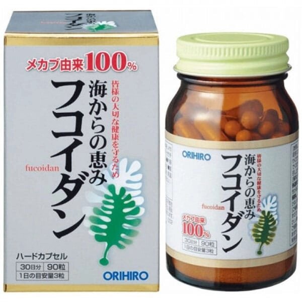 Фукоидан ORIHIRO, Япония 90 шт на 30 дней от компании Ginza Street | Японские витамины и косметика - фото 1