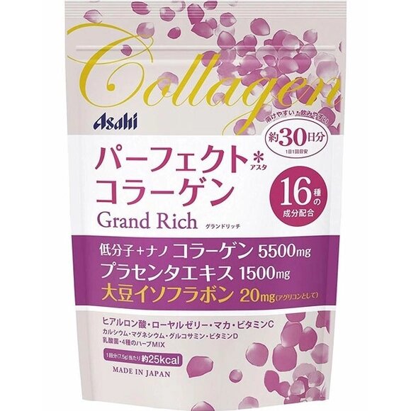 Комплекс для женщин с коллагеном, плацентой и изофлавонами сои ASAHI Perfect Asta Collagen от компании Ginza Street | Японские витамины и косметика - фото 1