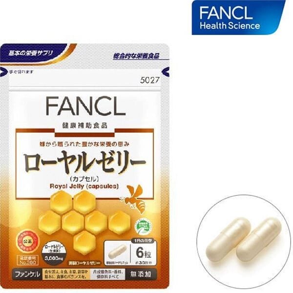 Маточное молочко FANCL Royal Jelly, Япония 180 шт на 30 дней от компании Ginza Street | Японские витамины и косметика - фото 1