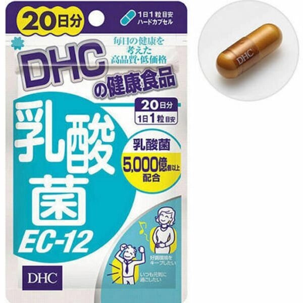 Молочные бактерии ЕС-12 DHC, Япония, 30 шт на 30 дн от компании Ginza Street | Японские витамины и косметика - фото 1