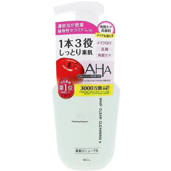 Очищающая пена для лица с АНА кислотами, для сухой и чувствительной кожи BCL AHA Япония от компании Ginza Street | Японские витамины и косметика - фото 1