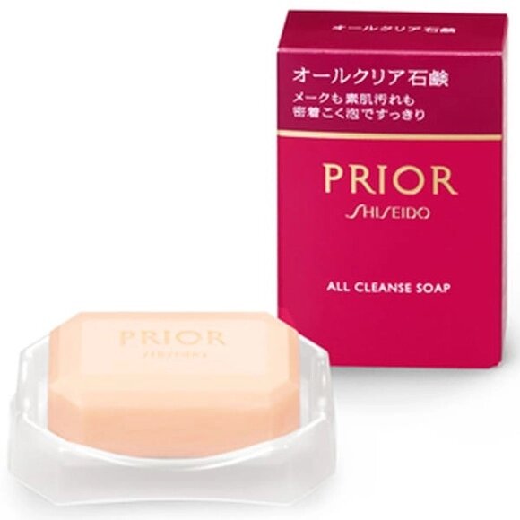 Очищающее мыло для лица SHISEIDO Prior All Cleanse Soap, 100 гр от компании Ginza Street | Японские витамины и косметика - фото 1