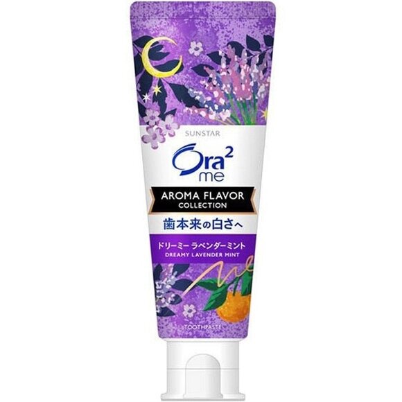 Отбеливающая зубная паста с ароматом лаванды и мяты SUNSTAR Ora2 Lavender mint, 130 гр от компании Ginza Street | Японские витамины и косметика - фото 1