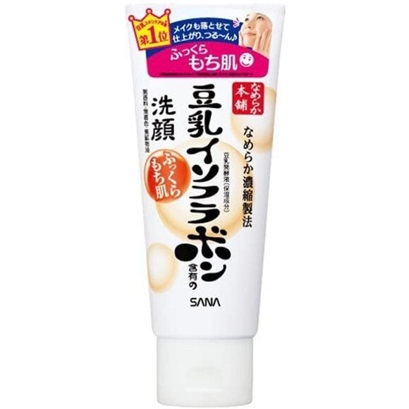 Пенка для умывания и снятия макияжа увлажняющая с изофлавонами сои SANA Soy Milk Moisture Cleansing от компании Ginza Street | Японские витамины и косметика - фото 1