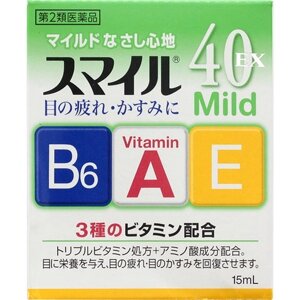 Витаминные освежающие капли LION Smile 40 EX, Япония 15 мл
