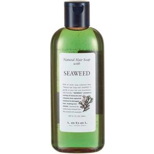 Шампунь с экстрактом морских водорослей Natural Hair Soap with Seaweed LEBEL - 240 мл, Япония