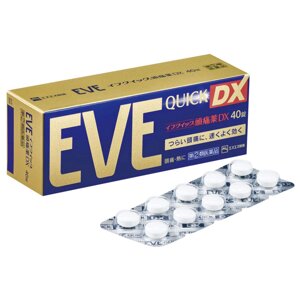 Быстродействующий препарат от головной боли Eve Quick DX, 40 шт