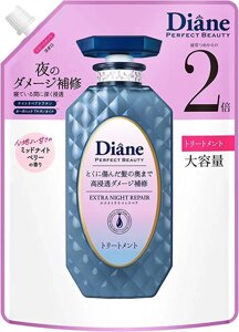 Бальзам для волос Ночное восстановление Moist DIANE Extra Night Repair Treatment Refill Япония, 660 мл