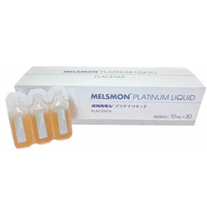 Жидкая лошадиная плацента Мелсмон Платинум MELSMON Platinum Liquid, Япония 30 шт*10 мл