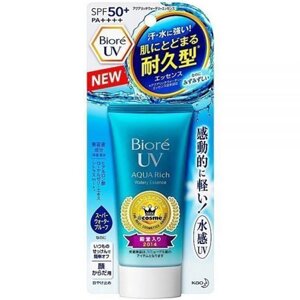 Солнцезащитная эссенция для лица KAO Biore UV Aqua Rich Watery Essence SPF50+ PA++++, Япония, 50 гр