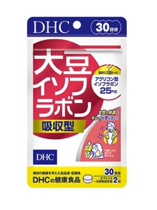 Соевые изофлавоны для женского здоровья при менопаузе DHC, Япония 60 штук на 30 дней