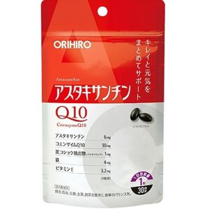 Астаксантин и коэнзим Q10 ORIHIRO, Япония 30 шт на 30 дней