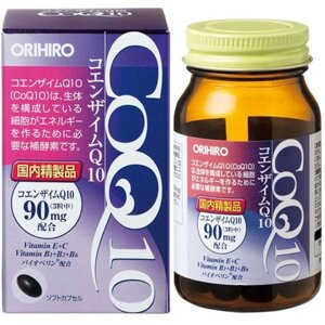 Коэнзим Q10 с витаминами ORIHIRO, Япония 90 шт на 30 дней