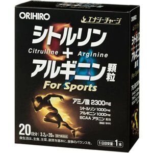 Цитруллин с аргинином ORIHIRO, Япония 20 саше на 20 дней
