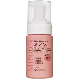 Пенка для умывания для чувствительной кожи MINON Япония, 100 мл