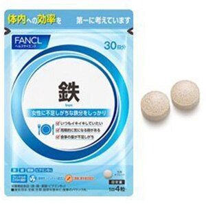 Железо + Минеральный Комплекс FANCL, Япония, 120 шт на 30 дней