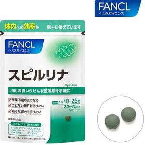 Спирулина FANCL Spirulina, 750 шт на 30-75 дней