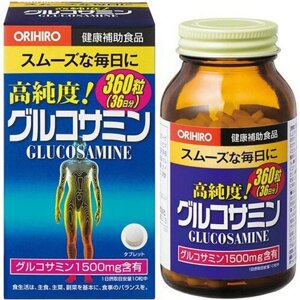 Глюкозамин и хондроитин с витаминами ORIHIRO - 360 шт на 36 дн