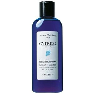 Шампунь с маслом японского кипариса Natural Hair Soap with Cypress LEBEL - 240 мл, Япония