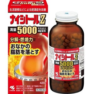 Комплекс для похудения KOBAYASHI Naishitoru Z 4999 , Япония, 420 шт на 28 дн