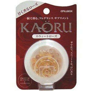 Съедобные духи Kaoru роза-ваниль PILLBOX, Япония, 20 шт