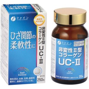 Неденатурированный коллаген UC-II II типа для здоровья суставов FINE JAPAN Non-denatured Collagen UC