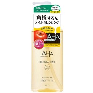 Гидрофильное масло для снятия макияжа с фруктовыми кислотами BCL AHA cleansing oil Япония, 145 мл