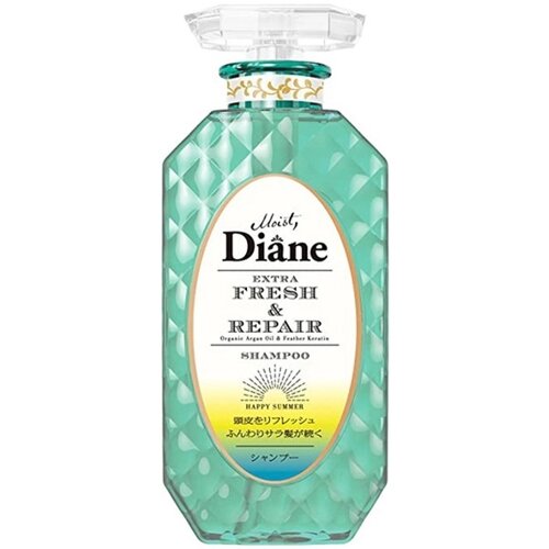 Шампунь для волос — Свежесть, с ароматом грейпфрута и мяты Япония Moist DIANE Extra Fresh Repair Shampoo