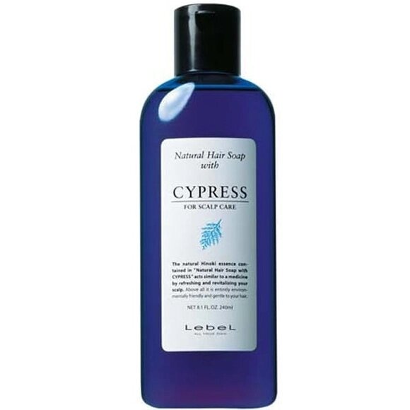 Шампунь с маслом японского кипариса Natural Hair Soap with Cypress LEBEL - 240 мл, Япония от компании Ginza Street | Японские витамины и косметика - фото 1