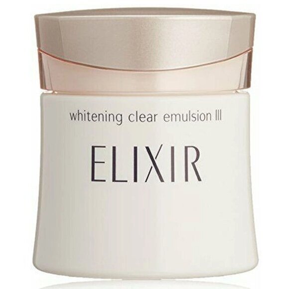 Увлажняющая отбеливающая эмульсия для сухой кожи SHISEIDO Elixir White Whitening Clear Emu от компании Ginza Street | Японские витамины и косметика - фото 1