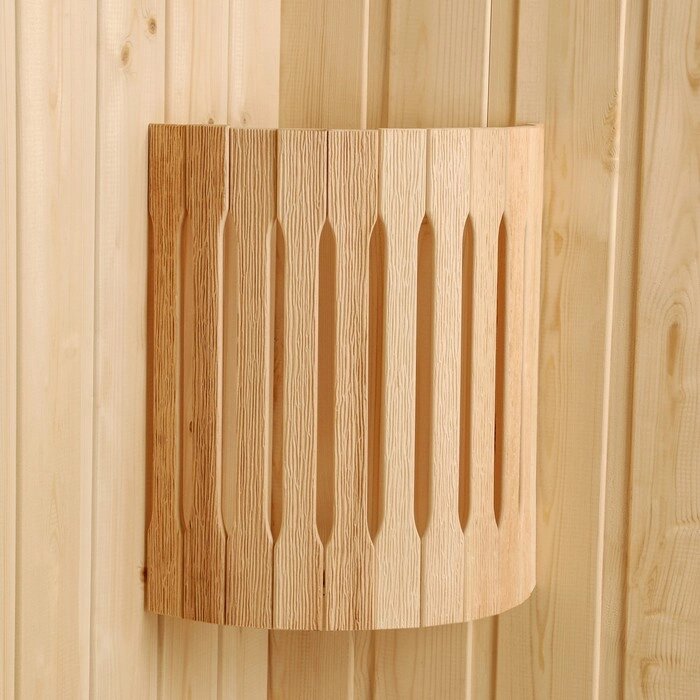 Абажур деревянный "Добрыня", угловой, 29,5х23х16 см от компании Интернет - магазин Flap - фото 1