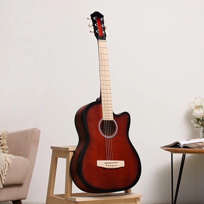 Акустическая гитара 6 струнная н-32,  менз. 650мм, роговая от компании Интернет - магазин Flap - фото 1