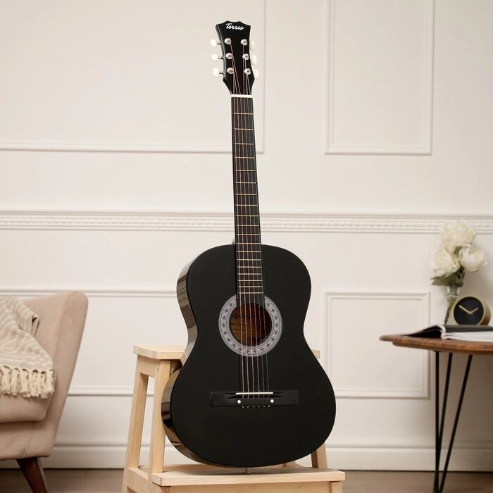 Акустическая гитара TERRIS TF-3802A BK от компании Интернет - магазин Flap - фото 1