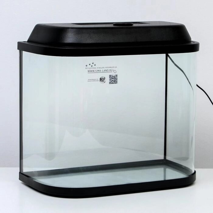 Аквариум "Лагуна", 45 литров, 47 х 26 х 38 см, чёрный от компании Интернет - магазин Flap - фото 1