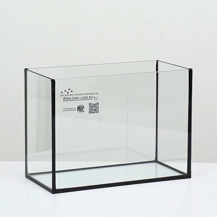 Аквариум "Прямоугольный" без крышки, 15 литров, 34 x 17 x 25 см от компании Интернет - магазин Flap - фото 1