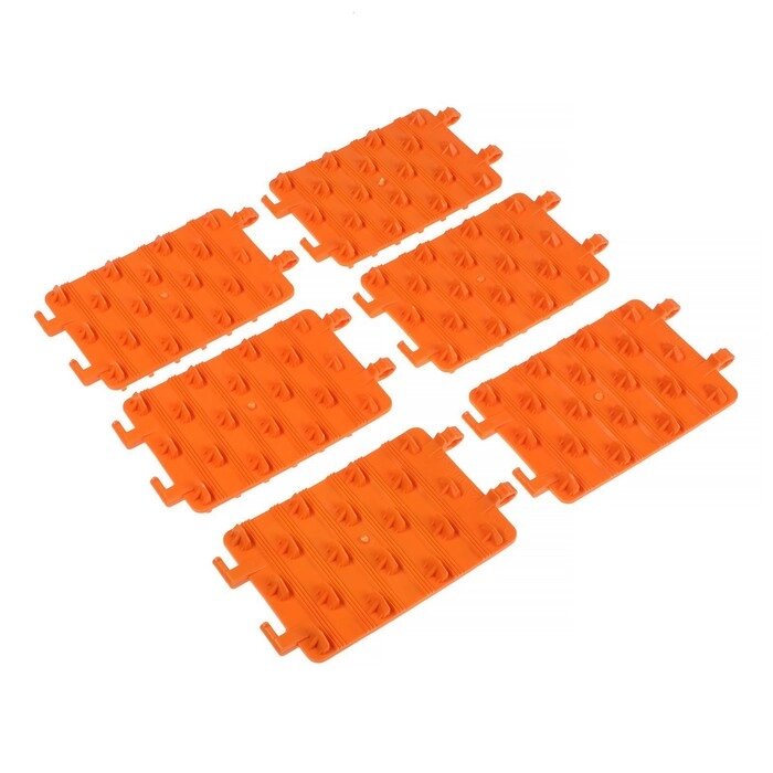Антибукс 13,5х19,5x3 см, набор 6 шт, оранжевые от компании Интернет - магазин Flap - фото 1
