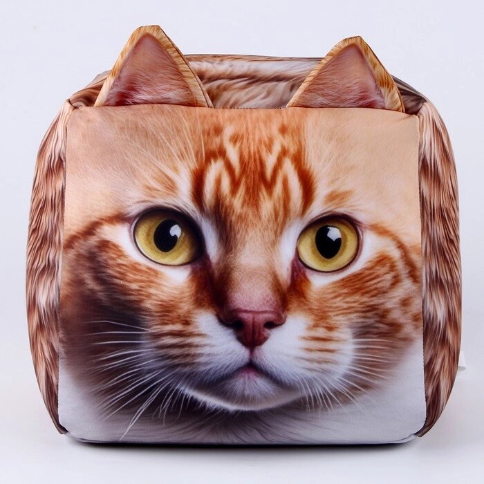 Антистресс кубы «кот», рыжий от компании Интернет - магазин Flap - фото 1