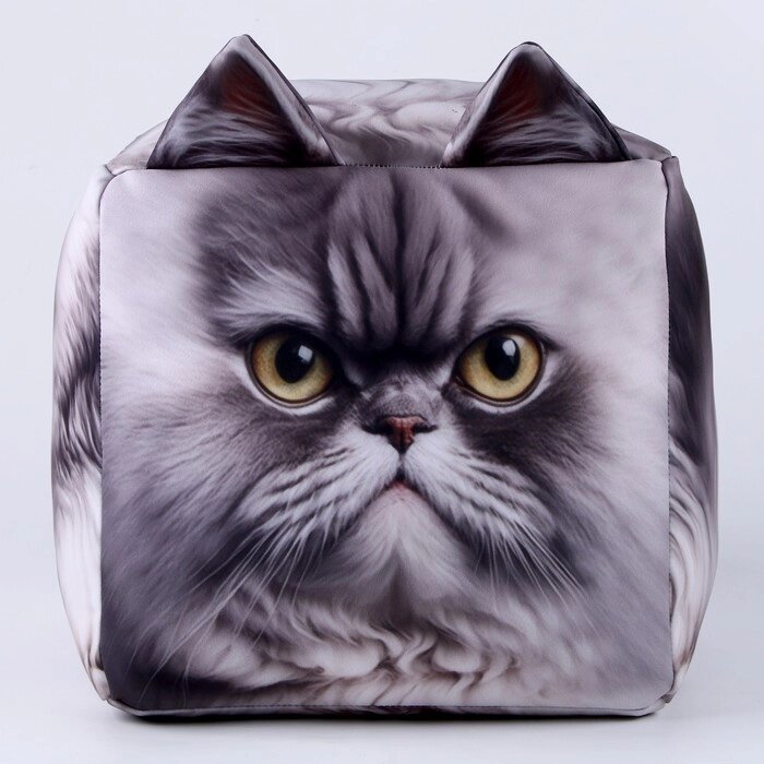 Антистресс кубы «кот», серый от компании Интернет - магазин Flap - фото 1