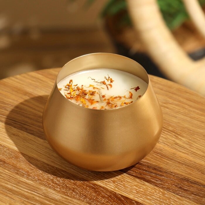 Ароматическая свеча в баночке 300 гр, marigold от компании Интернет - магазин Flap - фото 1