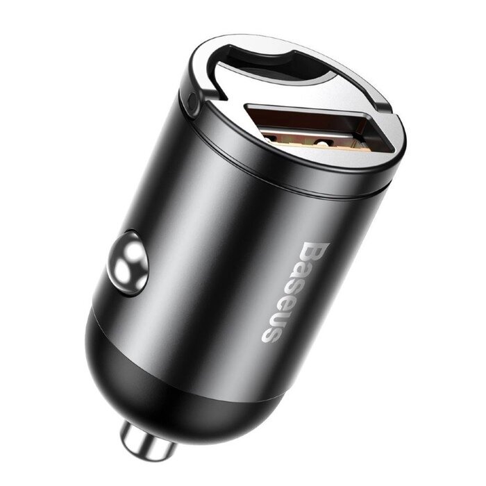Автомобильное зарядное устройство Baseus Tiny Star, USB, 5 A, 30 Вт, черный от компании Интернет - магазин Flap - фото 1