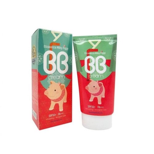 BB-крем для лица Elizavecca Milky Piggy SPF 50+ PA осветляющий антивозрастной, 50 мл