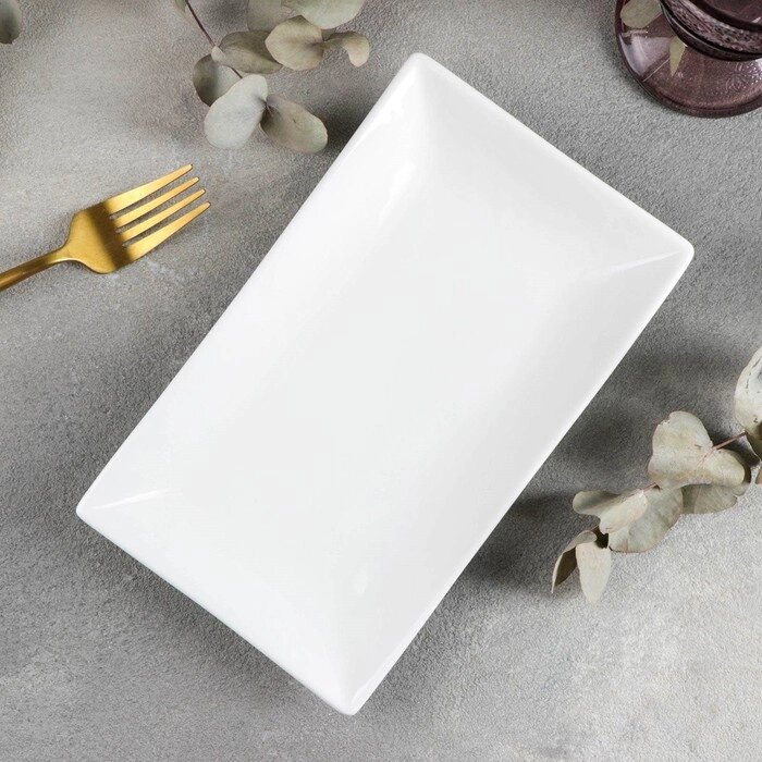 Блюдо фарфоровое Wilmax, 22,513 см, цвет белый от компании Интернет - магазин Flap - фото 1