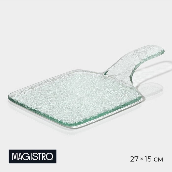 Блюдо стеклянное сервировочное Magistro «Авис», 27153,5 см от компании Интернет - магазин Flap - фото 1