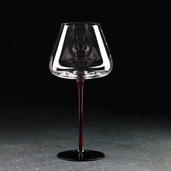 Бокал для вина Magistro «Амьен», 700 мл, цвет красный от компании Интернет - магазин Flap - фото 1