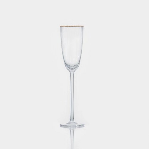 Бокал из стекла для шампанского «Орион», 220 мл, 6,5х26 см, цвет прозрачный