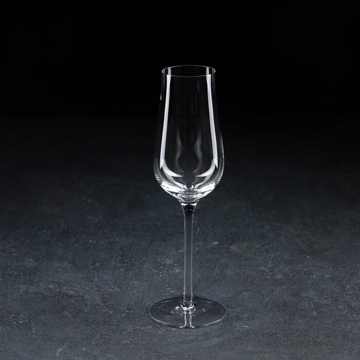Бокал стеклянный для вина Magistro «Анси», 250 мл, 23,34,8 см от компании Интернет - магазин Flap - фото 1