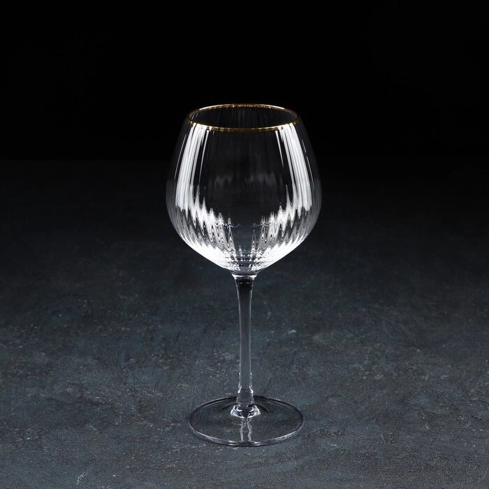 Бокал стеклянный для вина Magistro «Орион», 550 мл, 1022 см от компании Интернет - магазин Flap - фото 1